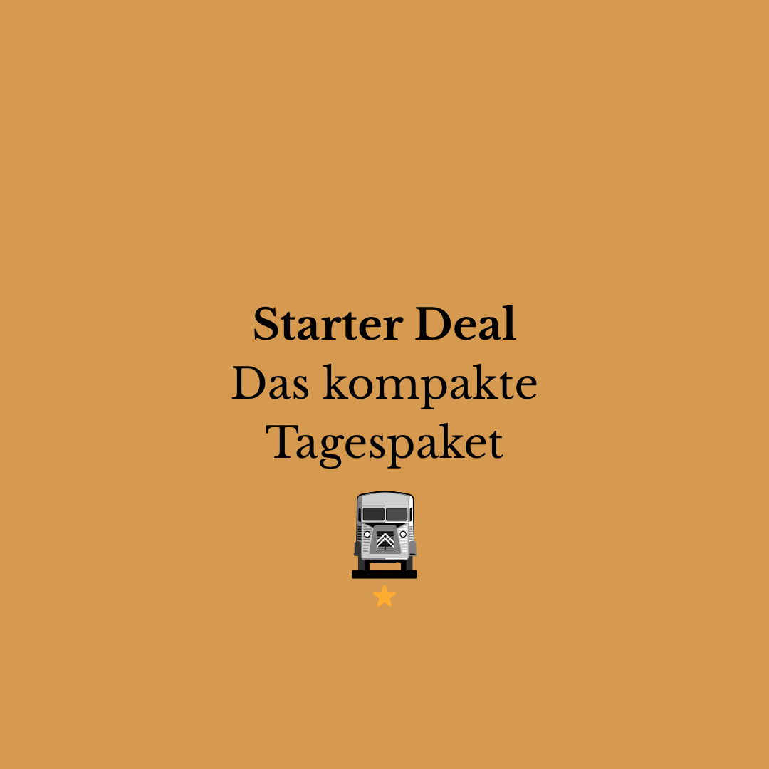 Starter Deal! Das kompakte Tagespaket